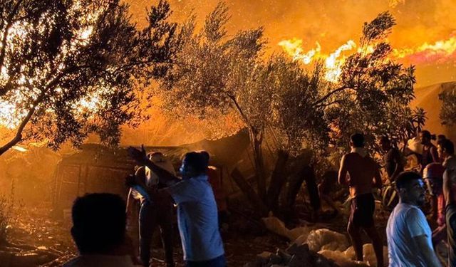 Fethiye’de orman yangını: 574 kişi tahliye edildi