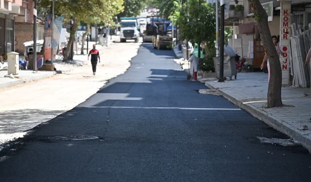 Soma Turgutalp Mahallesi Tarihinde İlk Kez Sıcak Asfaltla Buluşuyor
