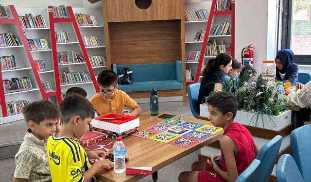 Aydın’da çocuklar zeka oyunlarıyla hem düşündü hem eğlendi