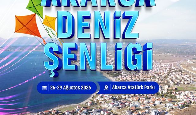 Akarca deniz şenliği başlıyor