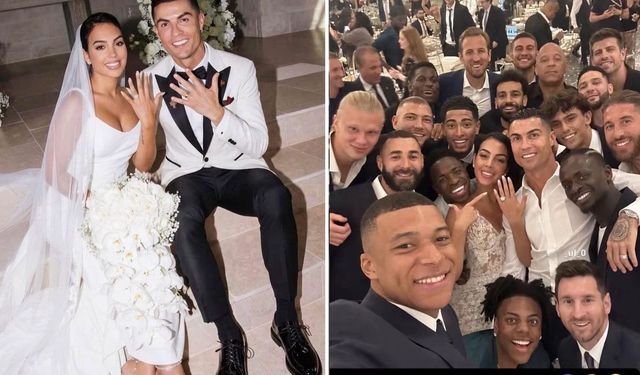 Ronaldo'nun düğün karesi yapay zeka çıktı