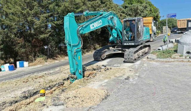 Aydın Büyükşehir Belediyesi’nden Kuşadası’nda altyapı yatırımı