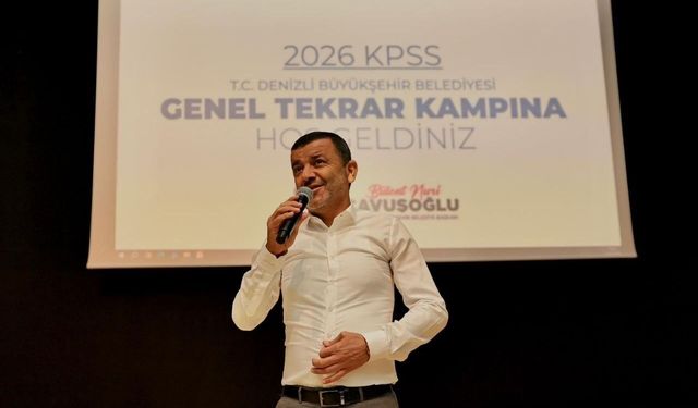 Denizli Büyükşehir’den KPSS adaylarına özel kamp