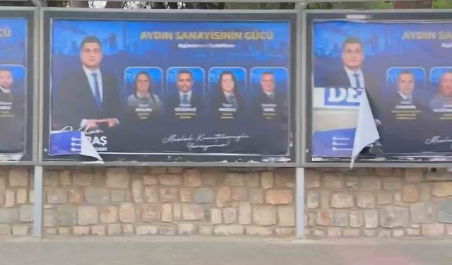 Başkan Maraş’ın afişlerine saldırı