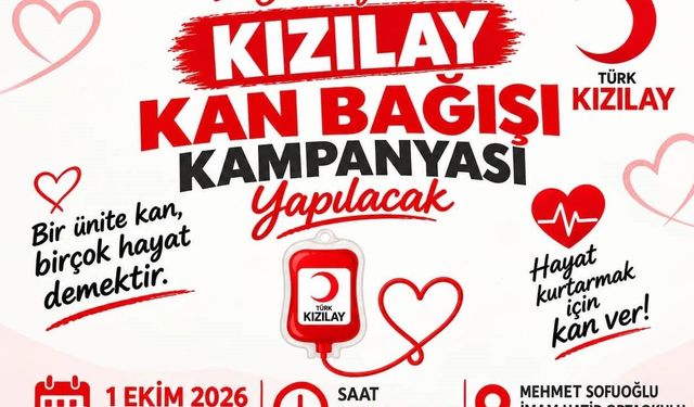 Aydın’da hayat kurtarmak için kan bağışı çağrısı