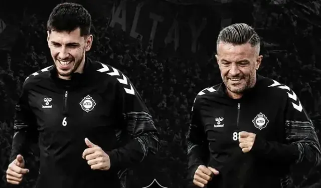 Altay'da iki kaptan futbola veda etti