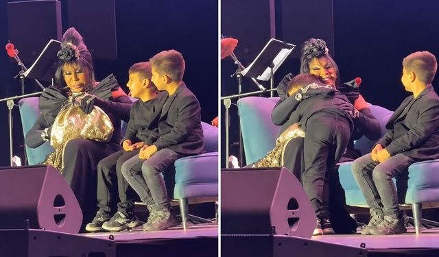 Bülent Ersoy sahneye çağırdığı çocuklara yüklü harçlık verdi