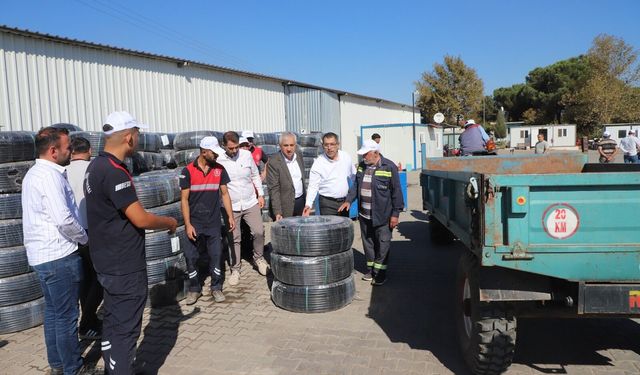 Büyükşehir’in Damlama Sulama Desteği 7 Milyon Metreyi Geçti