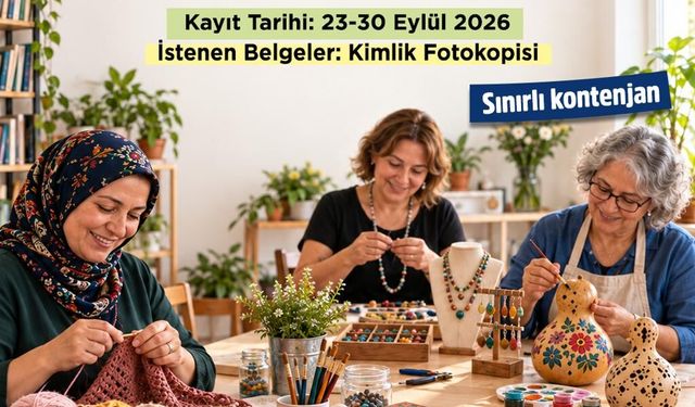 Cumhuriyet Semtevleri’nde kış dönemi kurs kayıtları başlıyor