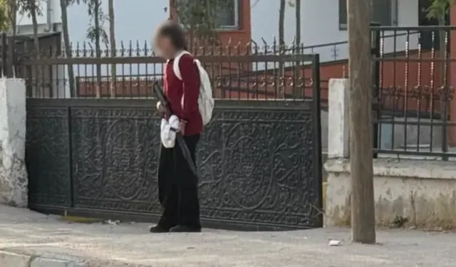 Van’da okula pompalı tüfekle gelen kız öğrenci