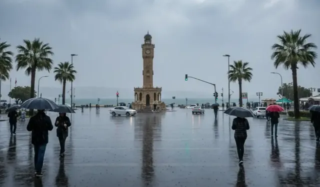 İzmir’de sağanak yağış bekleniyor, 13 ilçe için uyarı