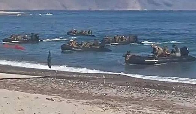 MEDUSA-15 tatbikatında dikkat çeken anlar: Yunan askerleri denize düştü
