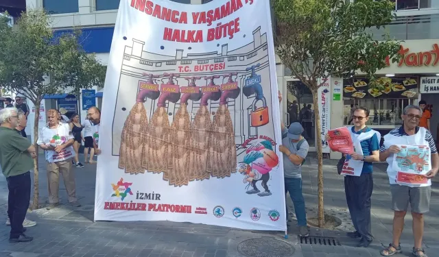 İzmir Emekliler Platformu yeniden alanlarda