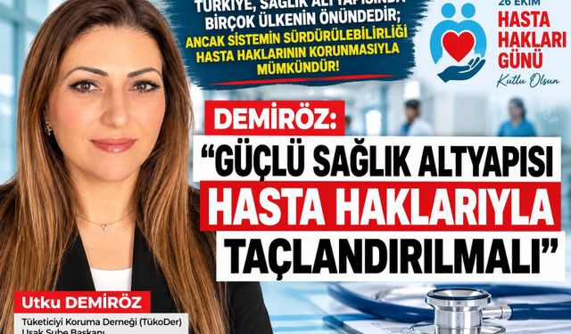 Uşak’ta hasta hakları için çağrı