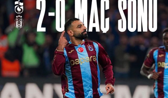 Trabzonspor, Beşiktaş'ı mağlup etti 2-0