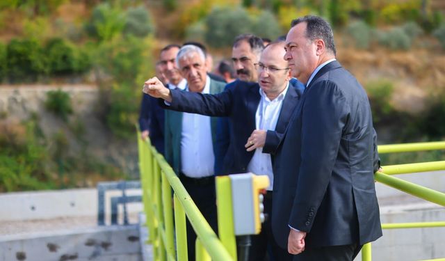Başkan Dutlulu, Demirci’de 63 Milyon TL’lik Atıksu Arıtma Tesisini İnceledi