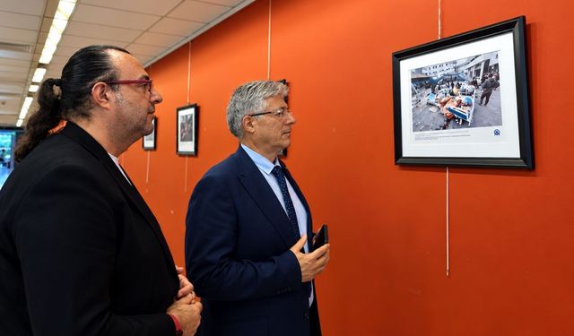 Ege Üniversitesi ve Anadolu Ajansı fotoğraflarla Gazze’deki drama dikkat çekti