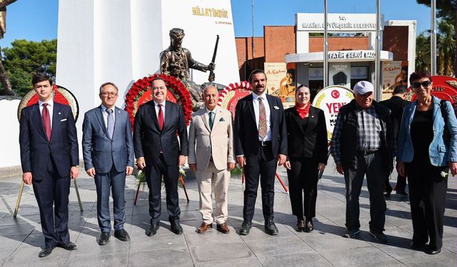 Atatürk’ün Manisa’ya Gelişinin 101. Yılı Törenle Kutlandı