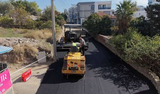 Bodrum’da 4 mahallede yol çalışmaları sürüyor