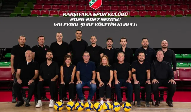 Karşıyaka voleybol şubesinde görev dağılımı belli oldu