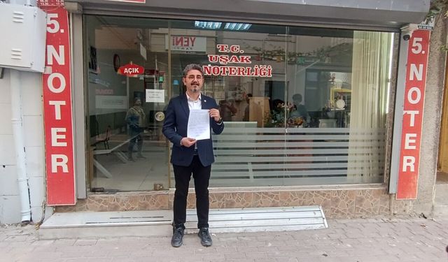Yeni Parti Uşak adayı Akgün’den noter huzurunda taahhüt
