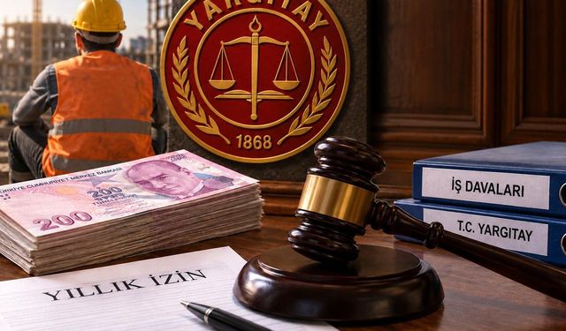 Yargıtay'dan yıllık izin ücretinde 5 yıl kararı