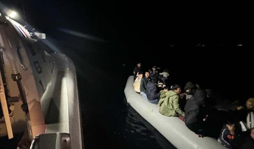Bodrum'da 81 kaçak göçmen yakalandı