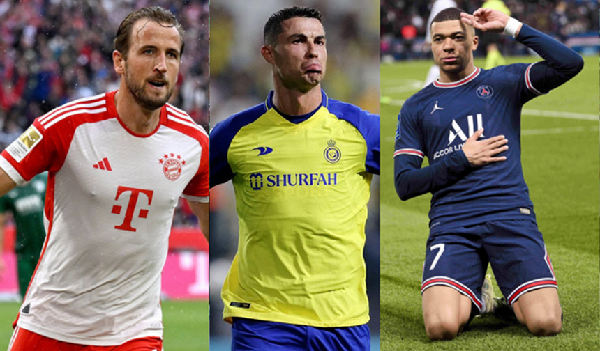 2023/2024 En Golcü Futbolcuları Belli Oldu | Mbappe, Ronaldo, Kane... Listede Kimler Var?