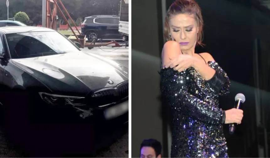 Ünlü şarkıcı Yıldız Tilbe kaza yaptı! | Polis aracına çarptı