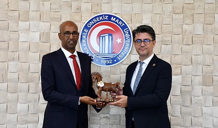 ÇOMÜ'de Türkiye ile Somali arasındaki iş birliği güçleniyor