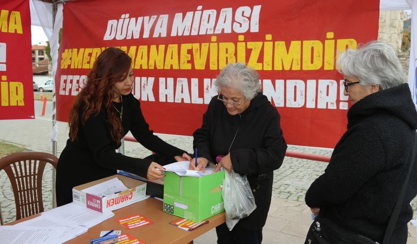 Efes Selçuk halkı Meryem Ana Otoparkı için mücadelede!