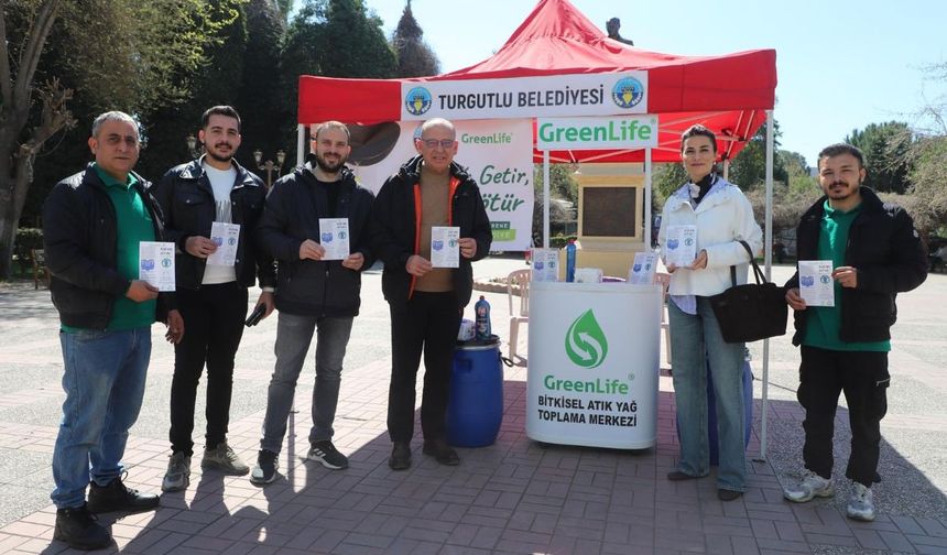 Turgutlu'da çevreci kampanya: "5 Litre Bitkisel Atık Yağı Getir, Hediyeyi Götür"