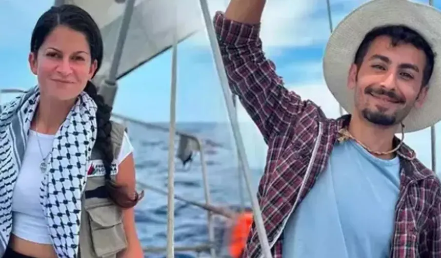 İsrail, Gazze’ye yardım götüren gemide alıkoyduğu Türk eylemcileri serbest bıraktı