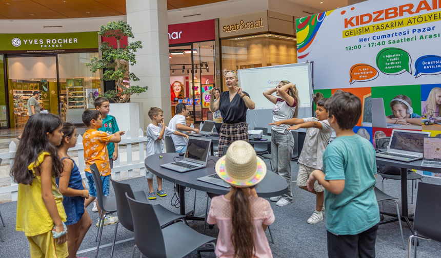 İstinyePark İzmir’de Yaz Tatili Atölyeleri Başladı