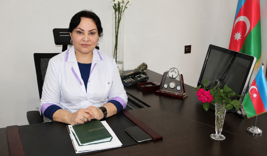 Başhekim Şahla Mammadova'nın doğum günü kutlandı