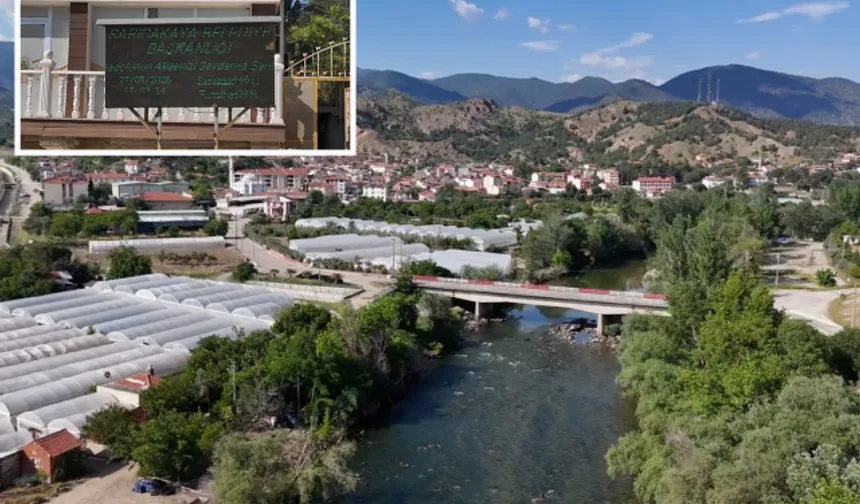 Türkiye’nin en sıcak noktası Sarıcakaya’da termometreler 46 dereceyi gösterdi
