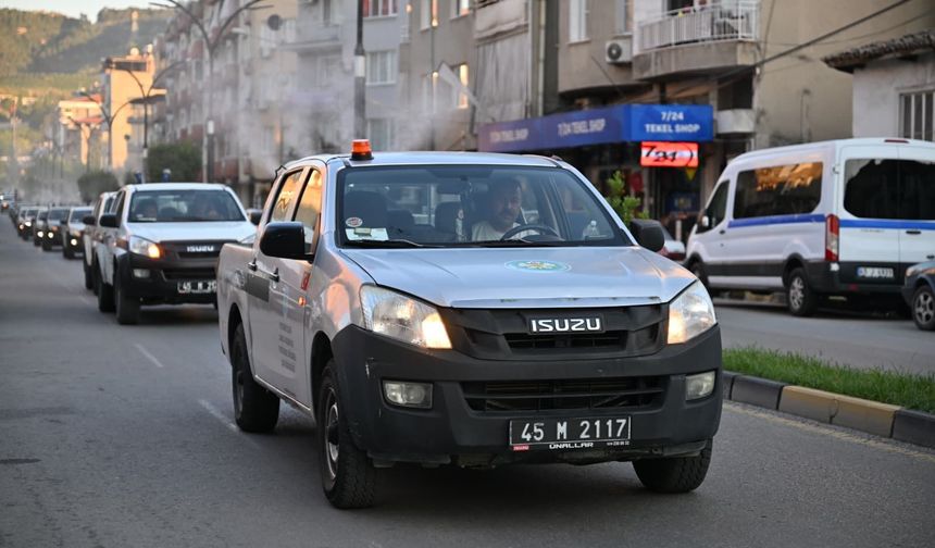 Manisa’da ilaçlama çalışmaları hız kesmiyor