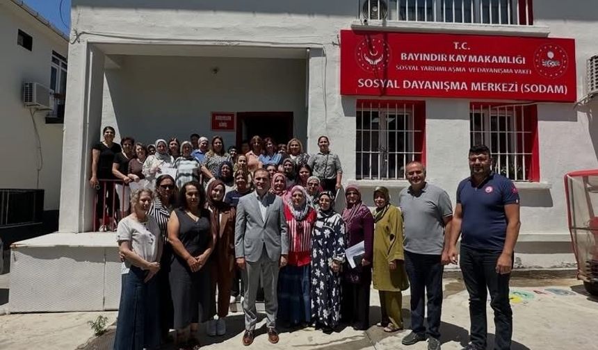 Bayındır’da üreten kadınlara anlamlı tören