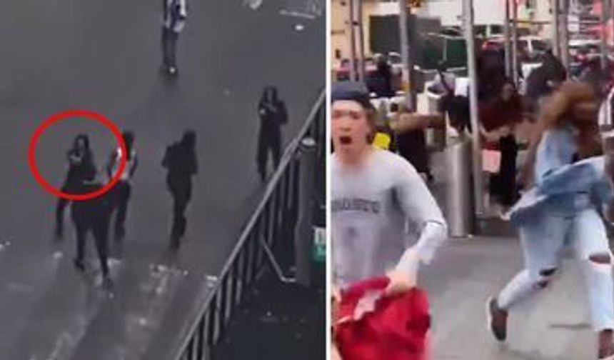 New York'ta korku dolu anlar