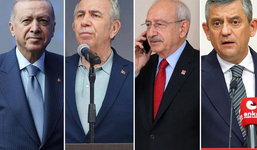 Erdoğan ilk sırada
