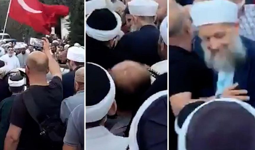 Tahliye sonrası dikkat çeken görüntüler