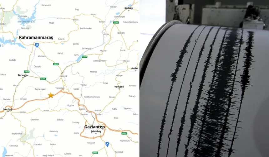 Pazarcık'ta Korkutan Deprem