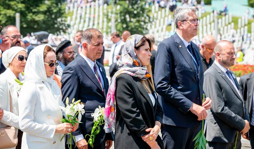 Başkan Tugay Srebrenica Katliamı’nı anma törenlerine katıldı