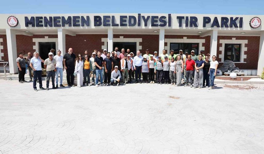 Uzun yol şoförlerine Menemen’de otel konforunda tesis