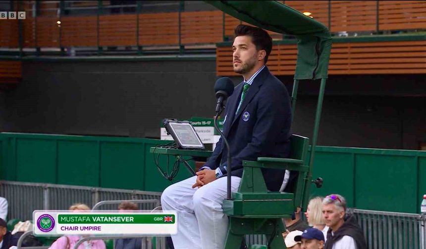 Wimbledon’da bir Türk hakem