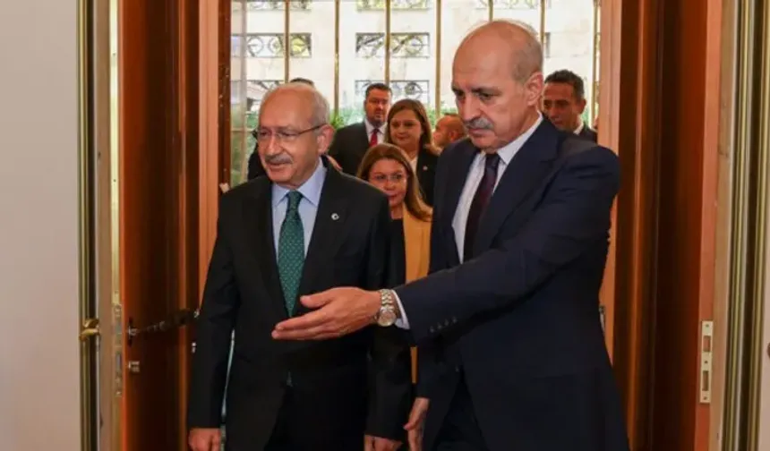 Kurtulmuş ile Kılıçdaroğlu TBMM’de görüştü