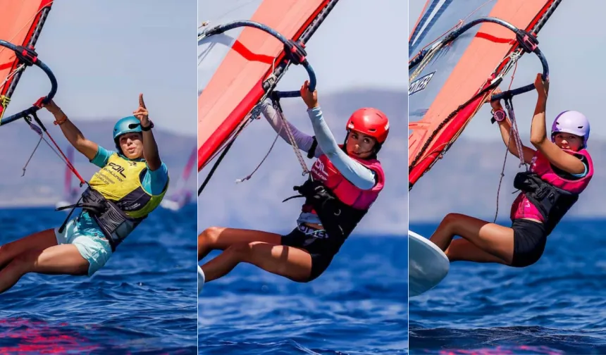 İzmirli windsurf sporcuları dünyada zirveye çıktı