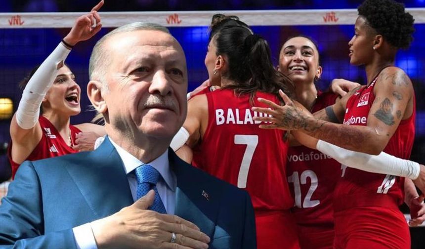 Milletler Ligi Şampiyonu Filenin Sultanları'na Tebrik Telefonu