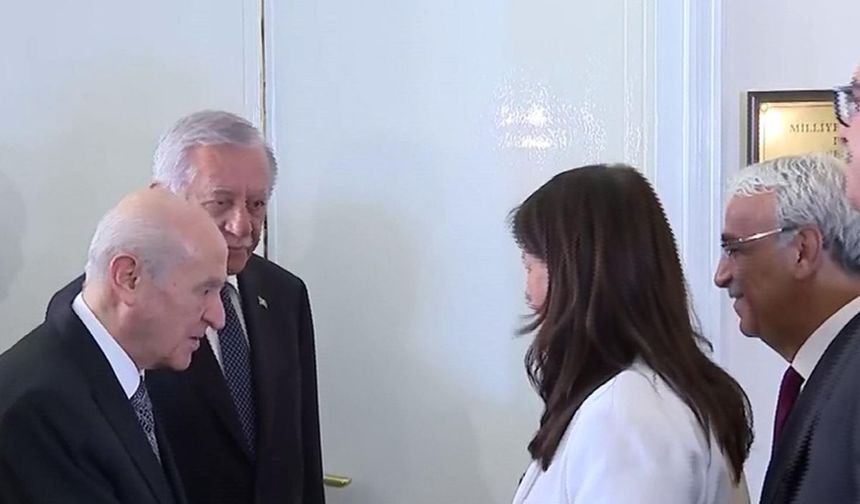 DEM Parti heyeti Devlet Bahçeli’yi ziyaret etti: Gündemde yasal düzenlemeler var