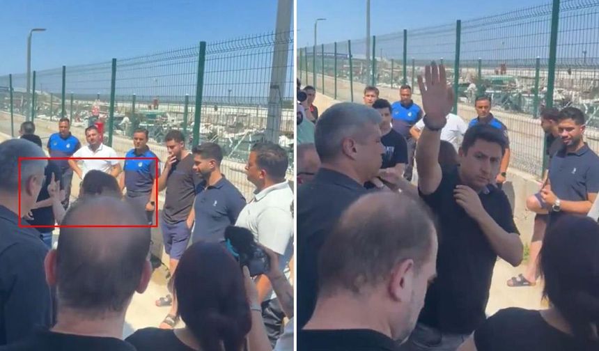 Didim Belediye Başkanı Hatice Gençay’ın esnafla gergin anları kameraya yansıdı